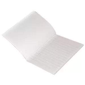 FIS Exercise Book, Pack of 12, Size:16.5 X 21 cm, 80 Pages, 2 Line Single Side Plain - FSEB2LP80N