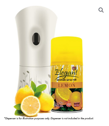 Lemon 300ml Automatic Refill Spray
