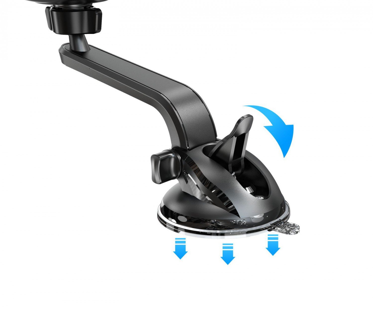 Green Halo Magsafe Car Holder - Black