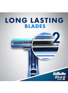 5-Piece II Plus Razor Set Blue