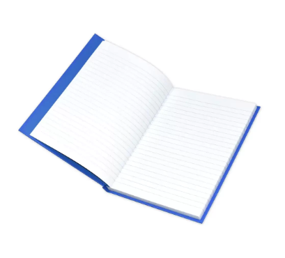 Pack of 5 Pieces A5 Single Ruled Notebook Blue