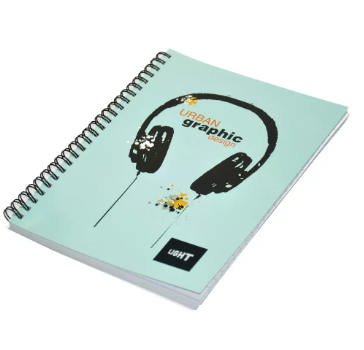 Light Spiral Soft Cover Notebook (Pack of 10 Pcs, 100 Sheets, A4, LINBA41802S)