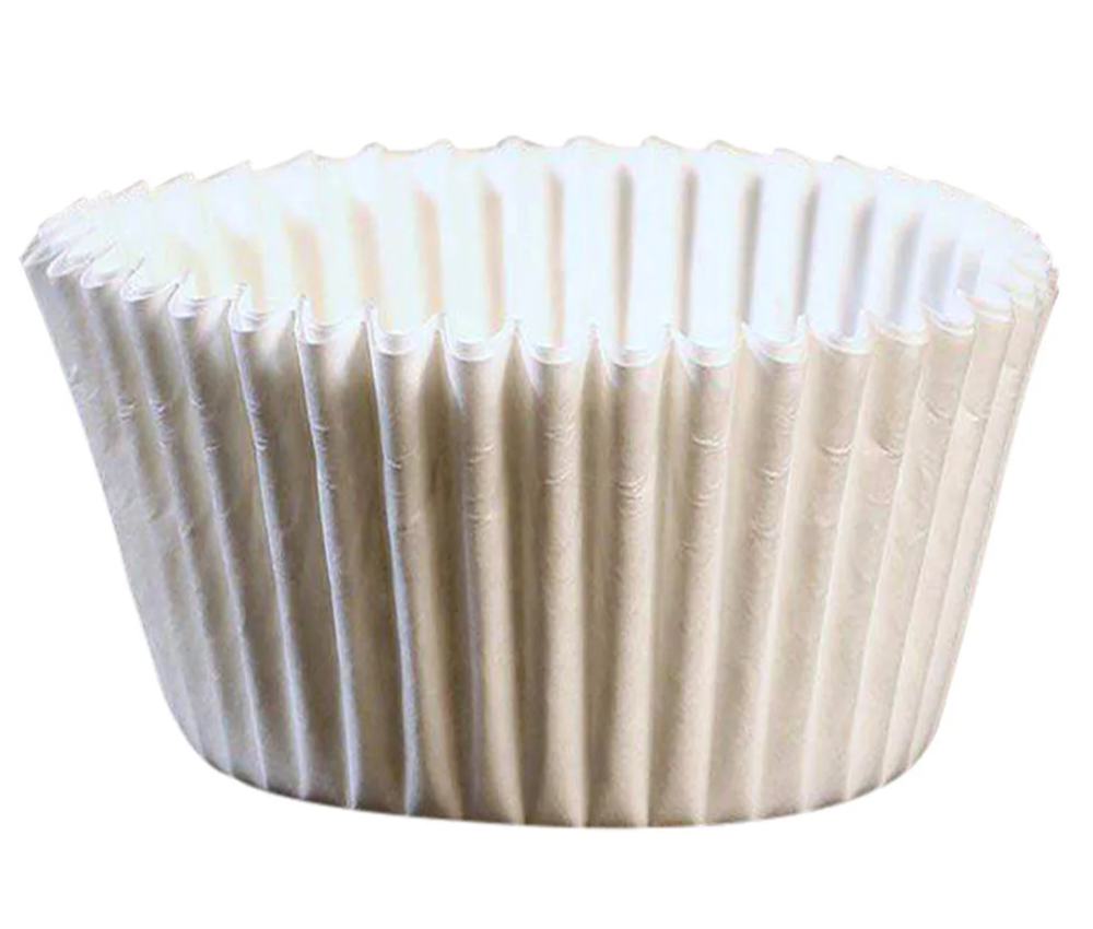 Cupcake Baking Liner Cups White(10.5 CM)