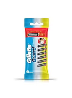 Guard Manual, Shaving Razor Blades, 6 Cartridges