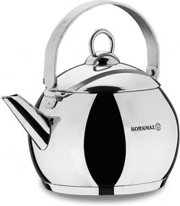 Korkmaz Tombik Kettle 20L - Stainless Steel - Silver - 2 Ltr