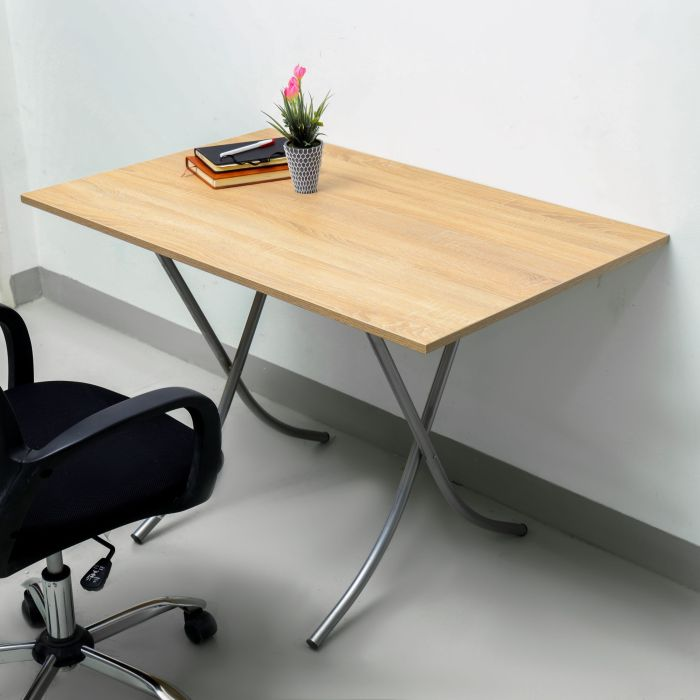 Rectangular Table, Sanoma Design Portable Table, RF11000 | 90x60cm Rectangular Kitchen Dining Table | Modern Small Coffee Table | Living Room Accent Table With Metal Legs