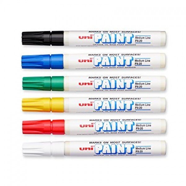 Uni Paint Marker Oil Based Permanent Marker 1 Pack (PX-20) Red