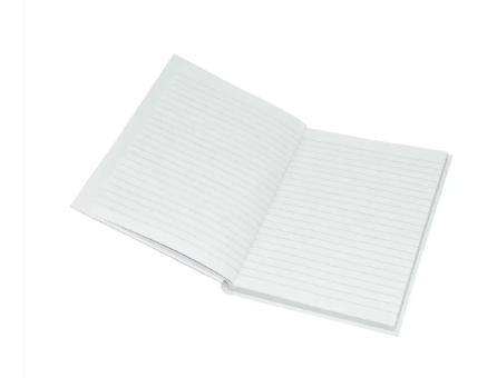 5-Piece Light Hard Cover Notebook, Single Ruled, (100 Sheets), A5 Size - LINBA51708