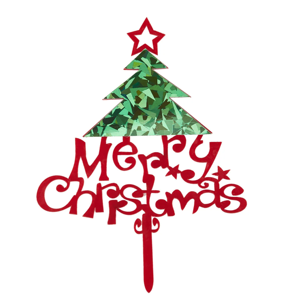 Christmas Cake Topper 1 Piece