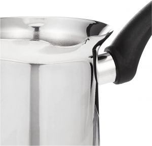 Korkmaz Orbit Milk Pot 05L - Stainless Steel - Silver - 05 Ltr