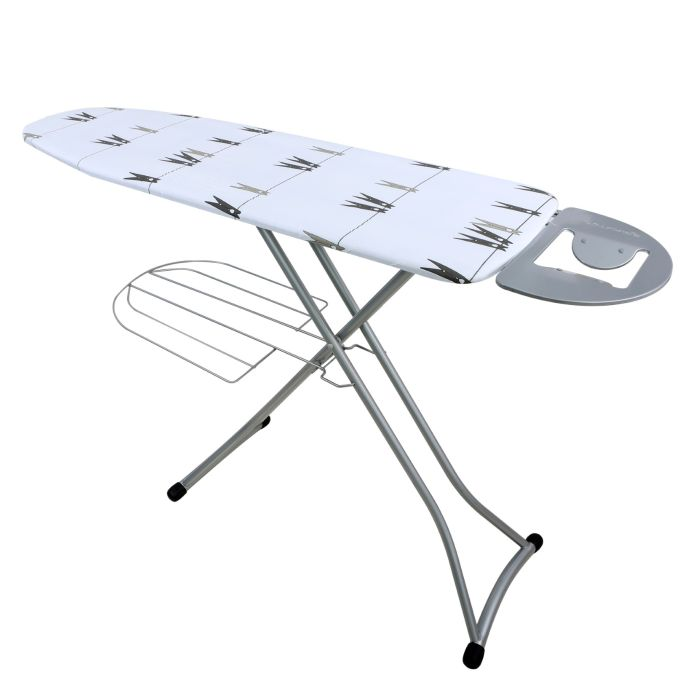 Ironing Board With Steam Iron Rest, Cotton Pad, RF1511-IB | Heat Resistant Pad | Contemporary Lightweight Iron Board With Adjustable Height And Lock System