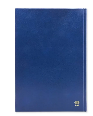 FIS A4 Diary 2024 Arabic/English (Golden Corners) Blue - FSDI42AE24BL