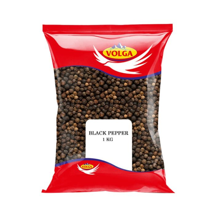 Volga Black Pepper Whole 500 Gm