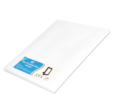 FIS A4 Certificate Frame Italian PU with Stand, Dark Black - FSCLCFRBK