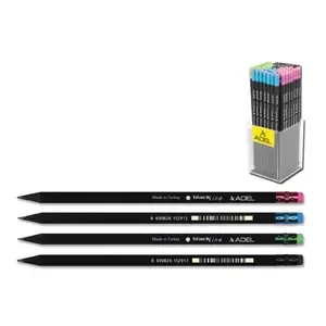 Adel Blacklead Pencils Natural Body, Pack of 72 Pcs - ALPE2021129000