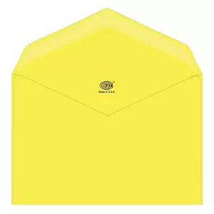 FIS Color Envelopes, Glued, Neon Orange Colors, Pack of 50 Pcs. 145 x 200 mm, 80 GSM - FSEC8025GOR50