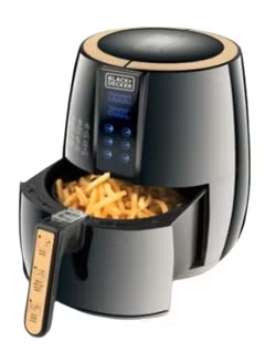 & Black Decker ,4 Liter Digital Air Fryer , 4 L 1500 W Af400-B5 ,Black