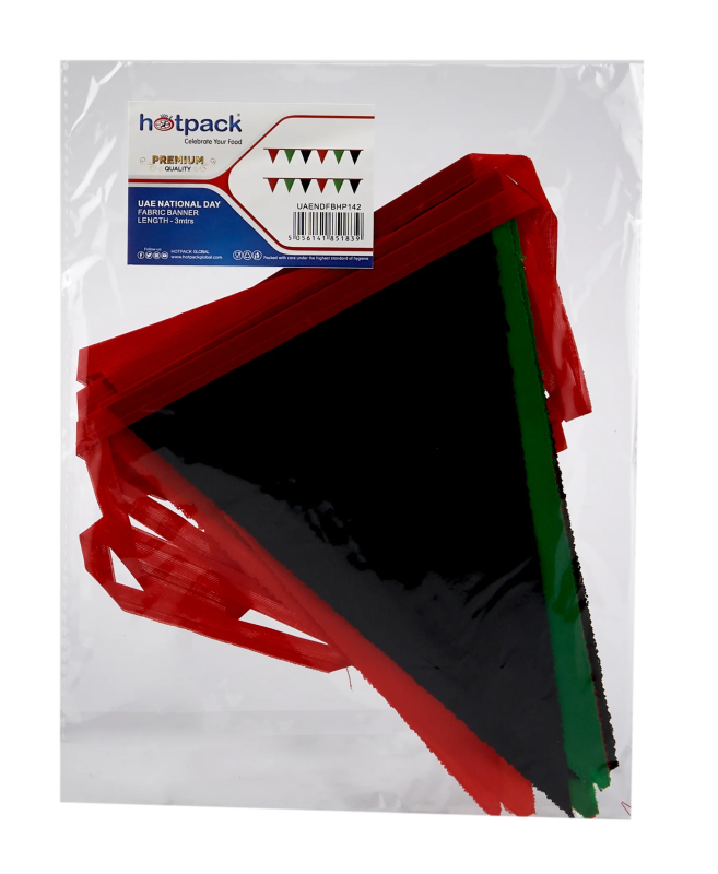 Triangle Fabric Bunting Banner Flag 3 Meter 1 Packet