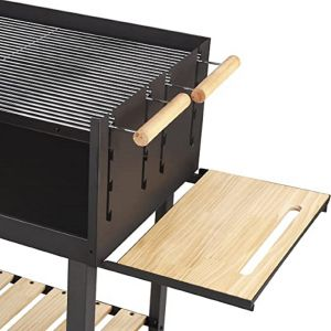 Royalford Barbecue Stand With Grill - Stainless Steel - Multicolour - 04 L