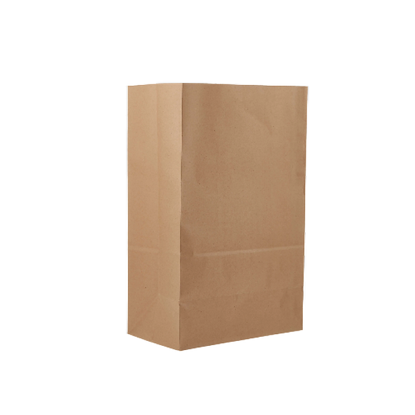 Square Brown Bottom Paper Bags 500 pieces 23x13x37cm