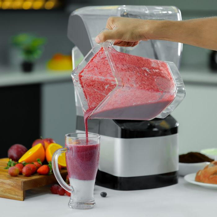 Sound Proof Digital Blender, LED Timer, 2L Jar, GSB44084 | Nine Preprogrammed Function | 1800W Blender For Flavored Milk, Smoothie, Sorbet, Etc