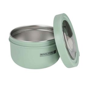 Royalford Lunch Box For Adults - Stainless Steel - Multicolor - 850 ML