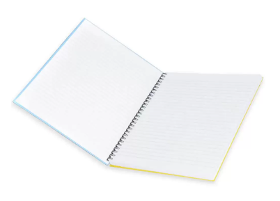 5-Piece FIS Spiral Hard Cover Notebook Single Line 10X8 Inch, 100-Sheets - FSNBS1081908