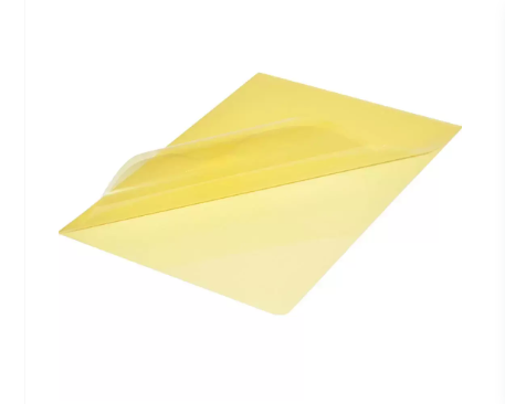 50-Piece Durable Clear folders, A4 size, Yellow Colour - DUCI2339-04