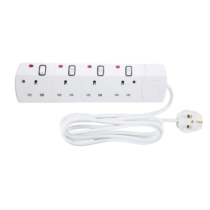 Portable Multi Socket | 4 Way - 3 Metre