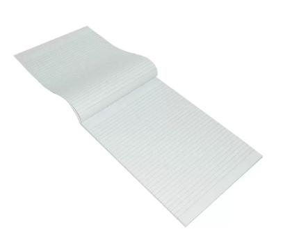 10-Piece FIS International Writing Pads, Single Ruled, A4 Size (80 Sheets x 10 Pcs) - FSPDA4INT1