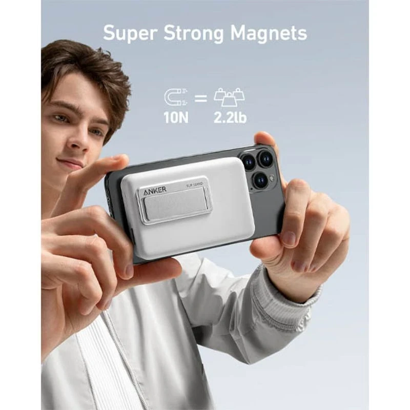 Anker 633 Magnetic Battery MagGo White