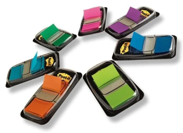 3M Post-it Flags Yellow 680-5 25mmx43mm 50 flags-dispenser