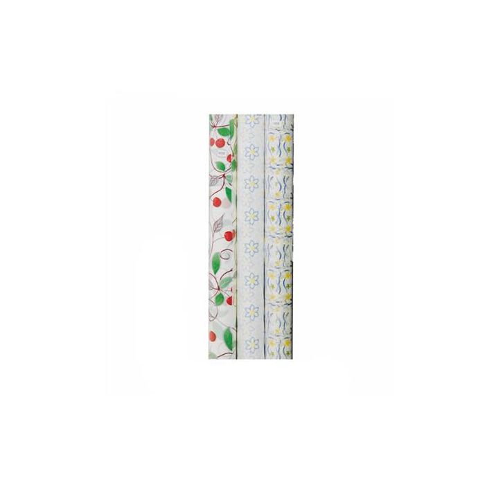 Royalford RF4679 20M Table Roll - Tablecloth Cover Protector | Tablecloth Daisy Silver, Small Polka Floral, Wipe Clean, Table Cloth | Spill Proof Reusable Roll | Ideal Dinning Table, Hall, & More (Mul