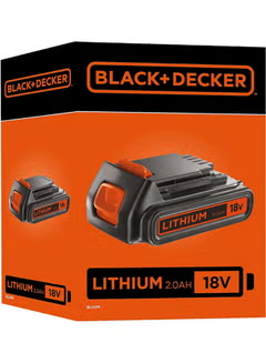 Lithium Ion Battery ,For Cordless Power Tools ,18V 2Ah Li-Ion BL2018-XJ, Orange/Black