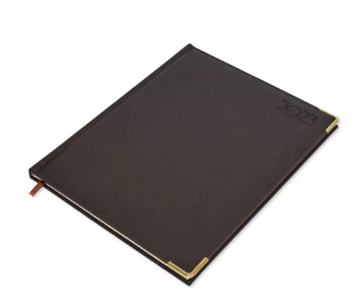 FIS Executive Diary 2023 English/French (1-Week at a glance) Brown - FSDI35EPN23DBR