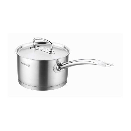Korkmaz Proline Saucepan With Lid 20X12Cm 3.8 Litre - Stainless Steel - Silver