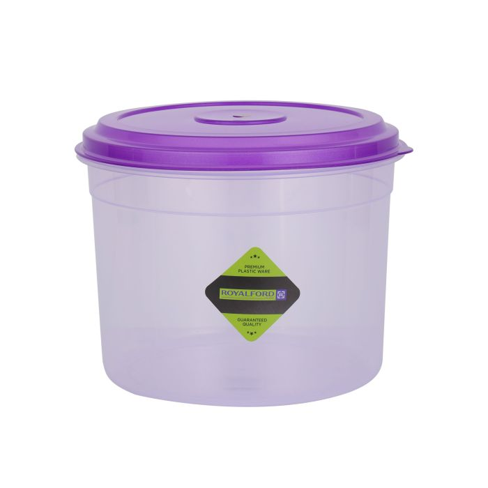 Air-Tight Food Container, 5pcs Plasticware Jar, RF10713 | Food Storage Container Set | Leak-Proof Meal Prep Containers | Large Airtight Food Boxes With Snap-On Lids