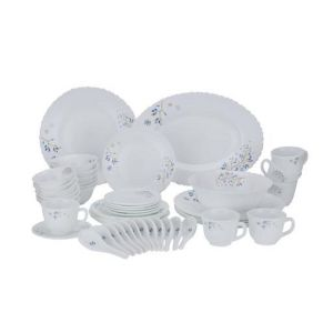 Royalford 50 Pcs Dinner Set - Opalware - Multicolour