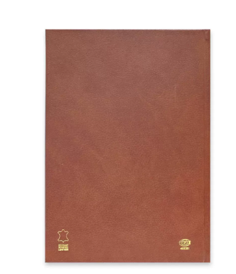 FIS Bonded Leather Diary 2024 (English) Brown, A4 - FSDI40EBI24BR