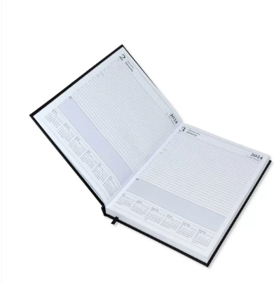 FIS Diary 2024 (English) Black, A4 - FSDI41E24BK