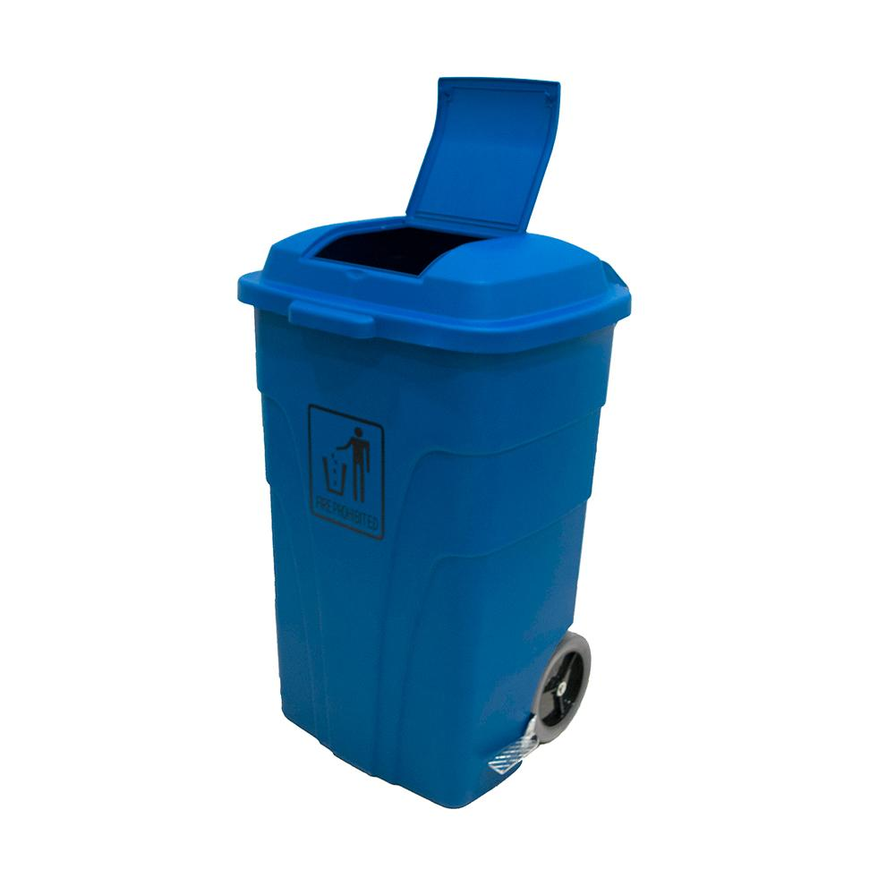 AKC Plastic Trash Bin | 120LTR | BLUE