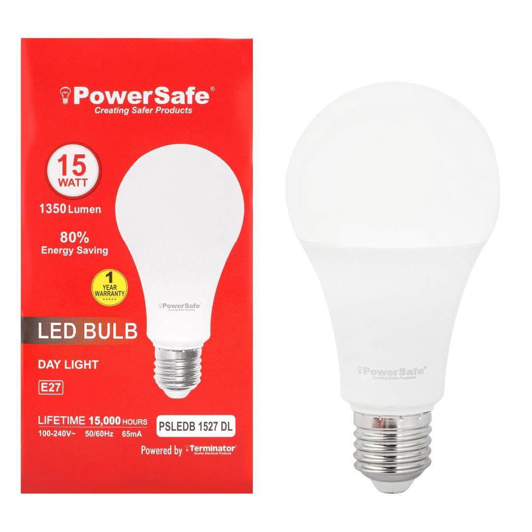 PowerSafe brand 15W LED Bulb E27 – Day Light