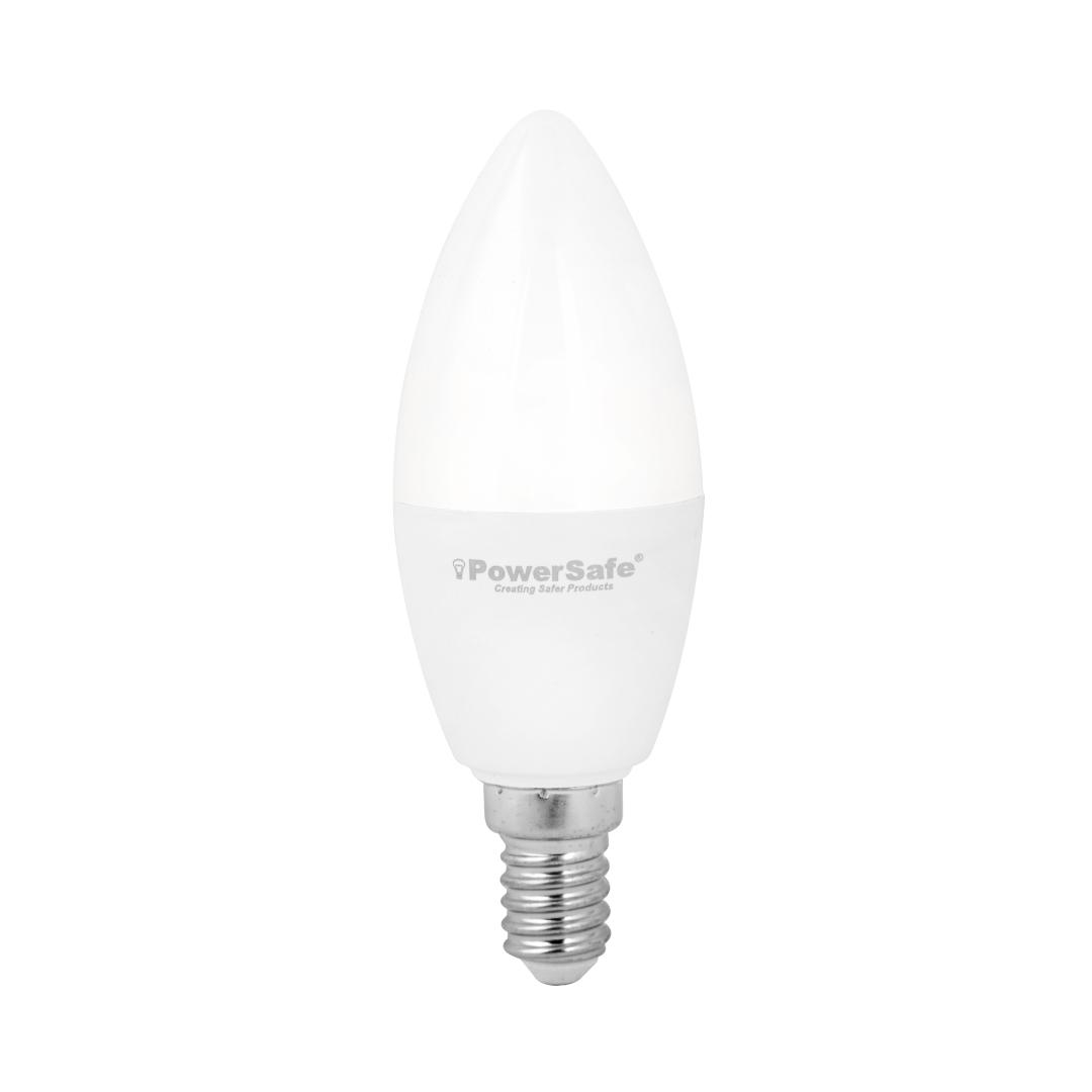PowerSafe brand 5W LED Candle Bulb E14 – Warm White