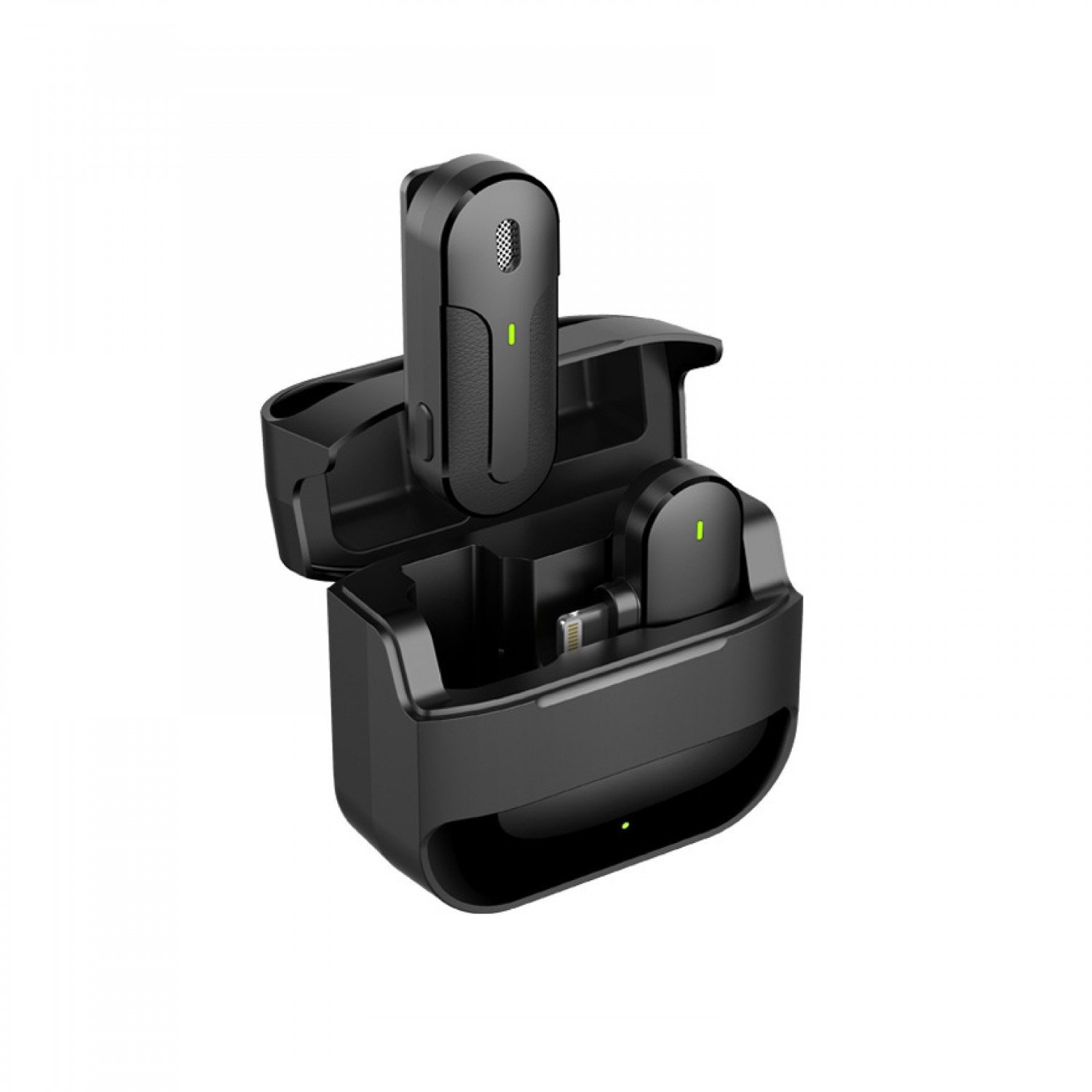 Green Wireless Microphone ( Lightning Connector ) - Black