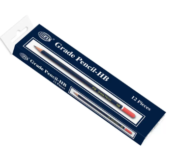 Box of 12 Packs HB Grade Pencil Set Blue/Red - FSPEHB