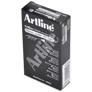 Arline Supreme Permanent Marker, Pack of 12, Glow Blue - ARMKEPF-700UVGBL