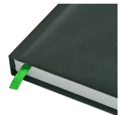 Fis 2024 A5 Diary,Vinyl, English 1 Side Padded Green -FSDI18E24GR