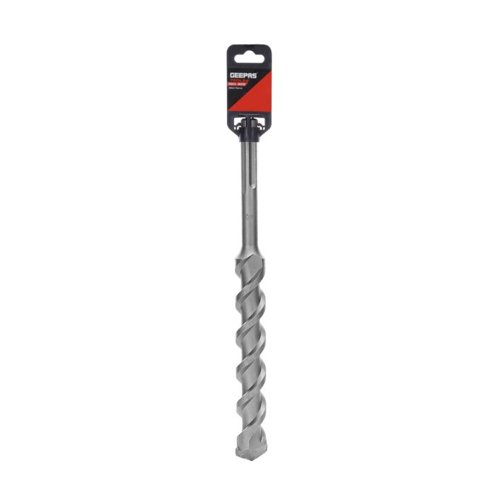Geepas SDS Max Drilling Flute - Masonry Drill Bit Spiral Flute Rotary Masonry Drill | Ideal For Concrete, Wood & Other Soft Materials (D38xL370xWL200)