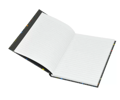 5-Piece Light Hard Cover Notebook, Single Ruled, (100 Sheets), A5 Size - LINBA51704