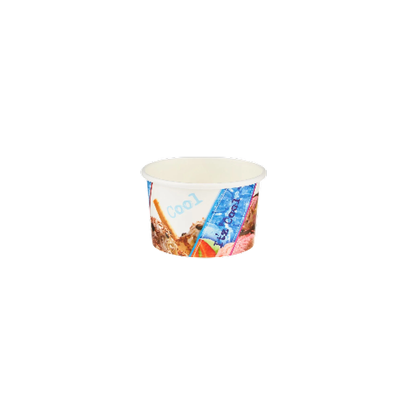 Paper Ice Cream Cup Printed
